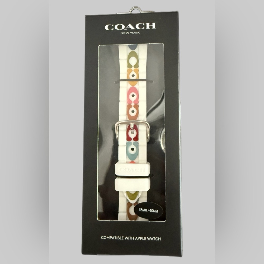 Coach Multicolored Apple Watch Band